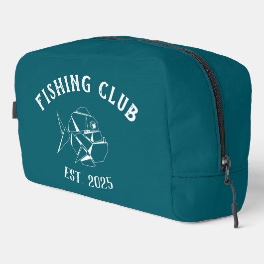 Custom Fishing Club Waschbeutel (Rechte Ecke)