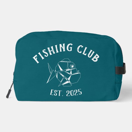 Custom Fishing Club Waschbeutel (Rückseite)