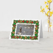Custom Fishing Fishing "Fishmas" Weihnachten Karte (Gelbe Blume)