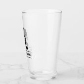 Custom Fishing Sasquatch Funny Beer Glass Tumblr Glas (Links)