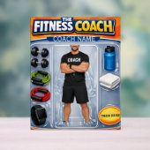 Custom Fitness Coach Photo and Name  Acrylschild (Neutral)