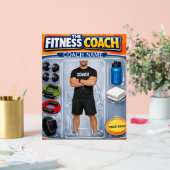 Custom Fitness Coach Photo and Name  Acrylschild (Hochzeit)