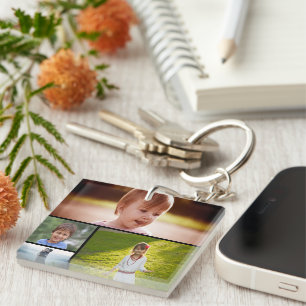 Custom Five Foto Acrylic Schlüsselanhänger