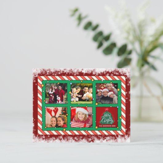 Custom Five Foto Weihnachten (Stehend Vorderseite)