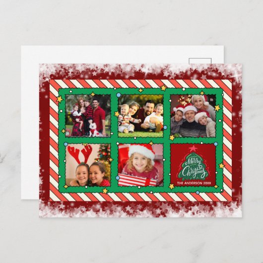 Custom Five Foto Weihnachten (Vorne/Hinten)