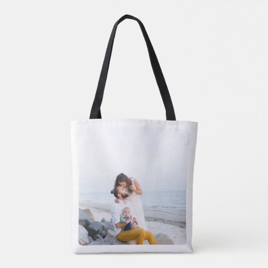 Custom Five Photo Personalized Double Sided Tasche (Rückseite)