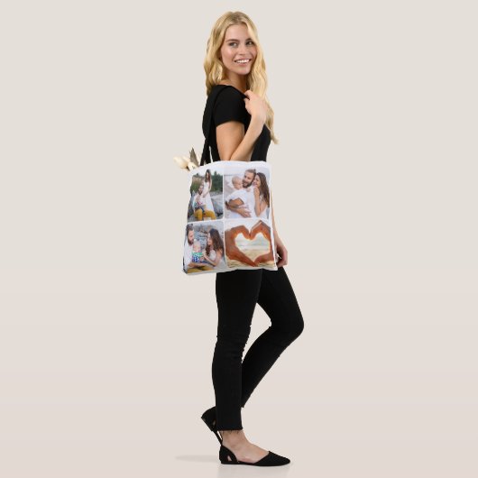 Custom Five Photo Personalized Double Sided  Tasche (Am Model)