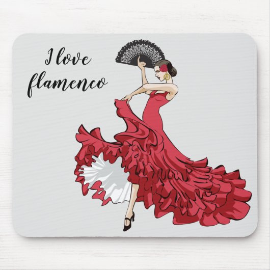 Custom Flamenco Mouse Pad Mousepad (Vorne)