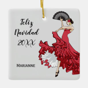 Custom Flamenco Weihnachtsschmuck