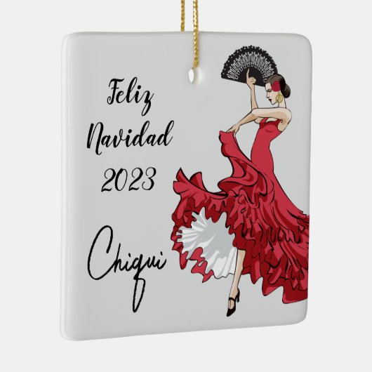 Custom Flamenco Weihnachtsschmuck (Rechts)