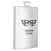Custom-Flask finnischen Shades Flachmann (Rechts)