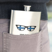 Custom-Flask finnischen Shades Flachmann (Beispiel)