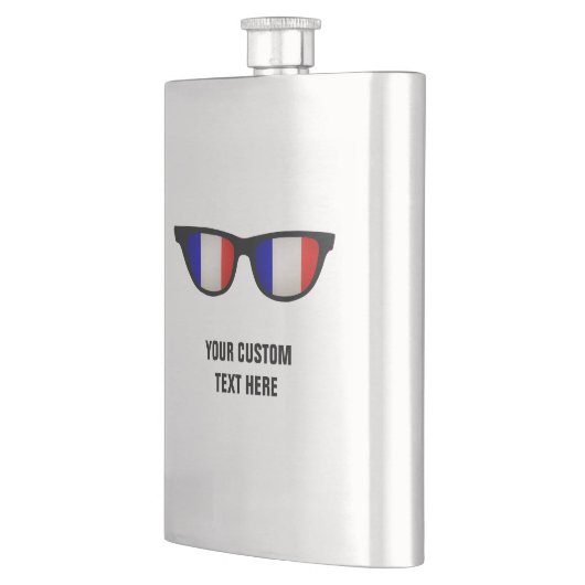 Custom-Flask French Shades Flachmann (Links)