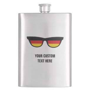 Custom-Flask German Shades Flachmann