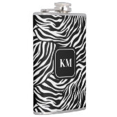 Custom Flask Zebra Print Flachmann (Rechts)