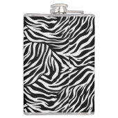 Custom Flask Zebra Print Flachmann (Rückseite)
