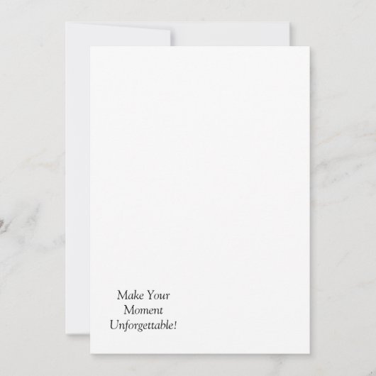 Custom Flat Announccard Ankündigung (Vorderseite)