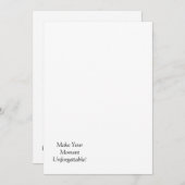 Custom Flat Announccard Ankündigung (Vorne/Hinten)