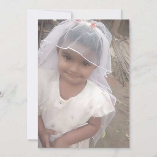 Custom Flat Announccard Ankündigung (Vorderseite)