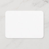 Custom Flat Mighty Round-Termin-Karte Terminkarte (Rückseite)