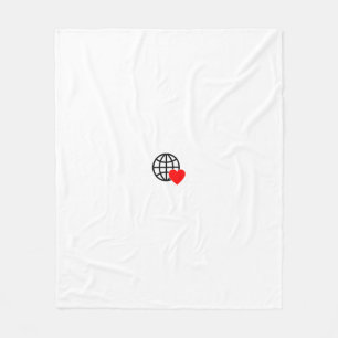 Custom Fleece Blankes Foto, Logo und Name
