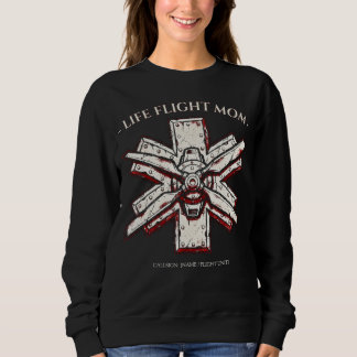 Custom Flight Nurse Mom Medevac Tactical Water Bot Sweatshirt
