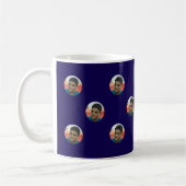 Custom Floating Portrait with Bold Background Kaffeetasse (Links)