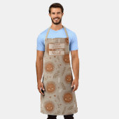 Custom Floral Apron – Culinary Science by [Name] Schürze (Getragen)