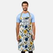 Custom Floral Apron – Culinary Science by [Name] Schürze (Getragen)