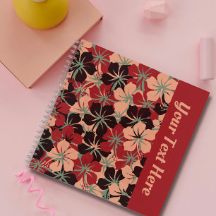 Custom Floral Ästhetik Gemustert Square Notebook Notizblock