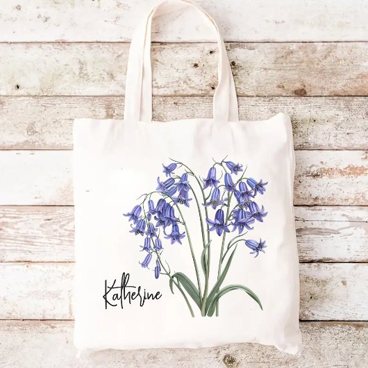 Custom Floral Bag, Geburtstagsgeschenk für Frauen  Tragetasche