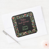 Custom Floral Book Sticker (Umschlag)