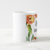Custom Floral Bridesmaid Tasse (Vorderseite)