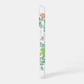 Custom Floral Dachshund | Personalized Dog Mom iPhone 16 Hülle (Linke Seite)