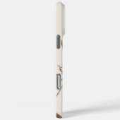 “Custom Floral iPhone 16 Pro Max Case - Elegant Pi (Rückseite / Rechts)