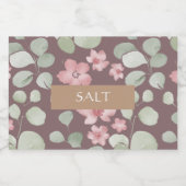 Custom floral labels, Handmade jam labels Lebensmitteletikett (Einzelnes Label)