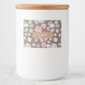 Custom floral labels, Handmade jam labels Lebensmitteletikett (Vorderseite)