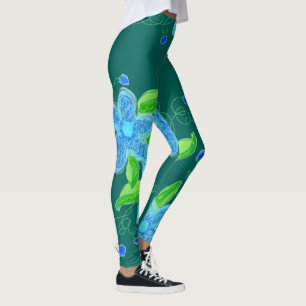 Custom Floral Leggings