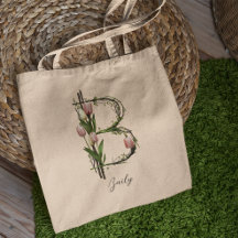 Custom Floral Letter 'B' - Personalisiertes Gesche