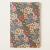 Custom Floral Monogram Weekly Monthly Planner Planer (Rückseite)