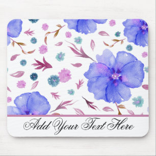Custom Floral Mouse Pad - Geburtstagsgeschenk für  Mousepad