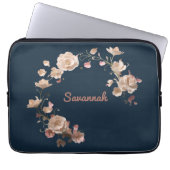 Custom Floral Neopren Laptop Sleeve (Vorderseite)