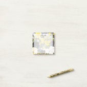 Custom Floral Pansy Muster Sticker Post-it Klebezettel (Auf Schreibtisch)