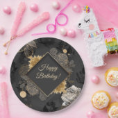 Custom Floral Pappteller (Party)