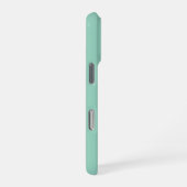 Custom Floral Pastel Blue Green Beloved Christian iPhone Hülle (Rechte Seite)