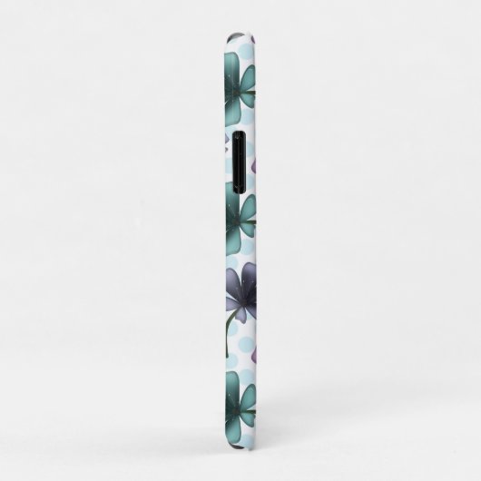 Custom floral pattern gift iPhone / iPad case (Hinten/Rechts)