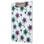 Custom floral pattern gift iPhone / iPad case Klemmbrett (Links)