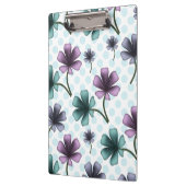 Custom floral pattern gift iPhone / iPad case Klemmbrett (Links)