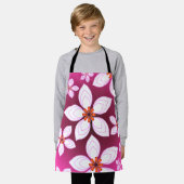 Custom floral pattern gift schürze (Getragen)
