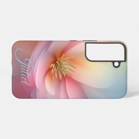 Custom Floral Phone Case  Samsung Galaxy Hülle (Rückseite (Horizontal))
